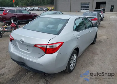 2014 Toyota Corolla Le z USA, uszkodzony, nr VIN 2T1BURHEXEC148252